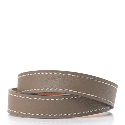 Hermes Swift Kelly Double Tour Bracelet T2 Etoupe 3 of 4