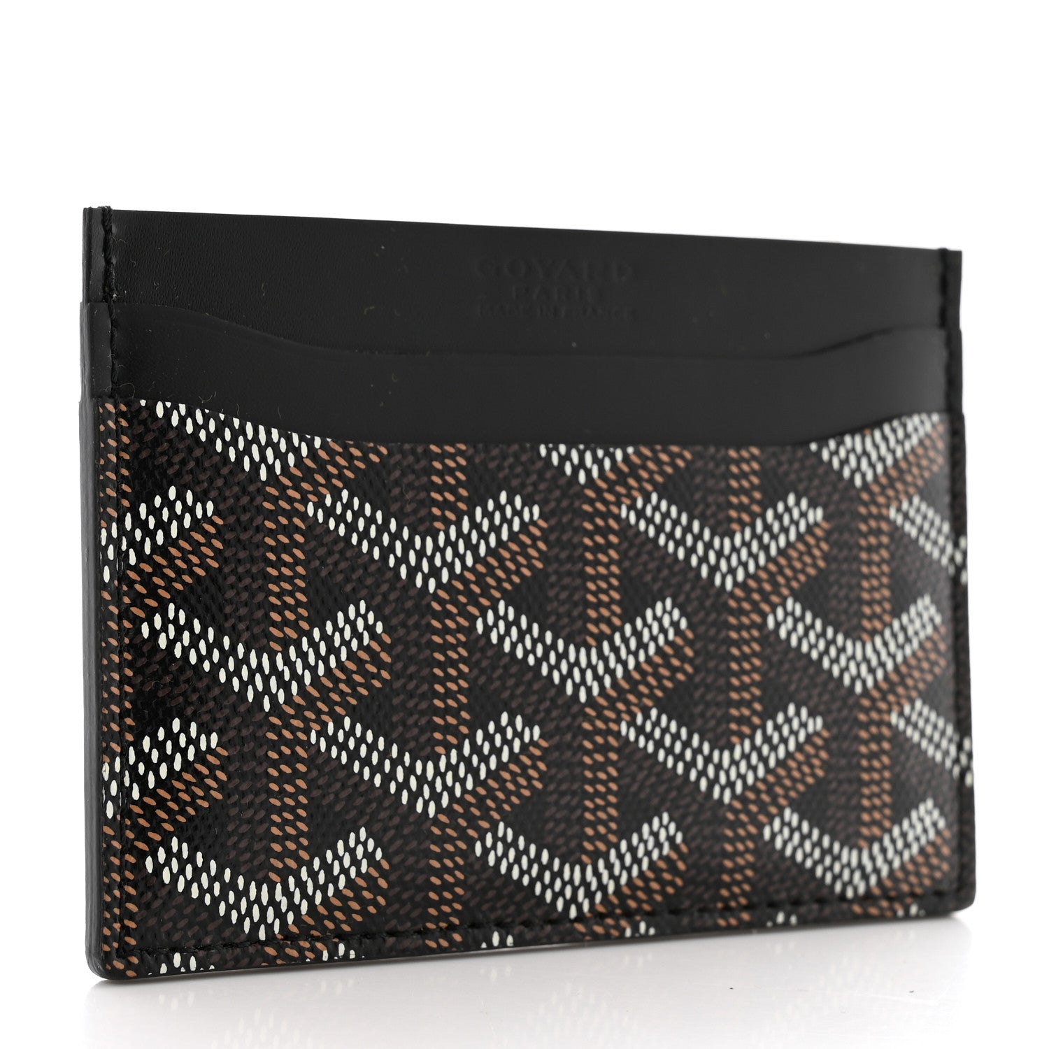 Goyard Goyardine Saint Sulpice Card Holder Black 3 of 7