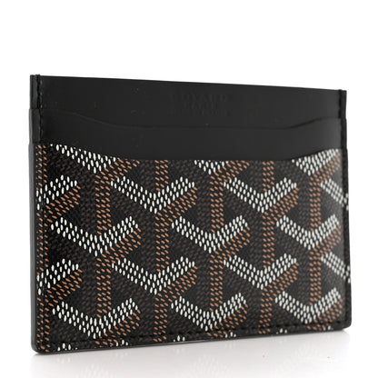 Goyard Goyardine Saint Sulpice Card Holder Black 3 of 7