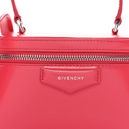 Givenchy Box Calfskin Antigona Vanity Bag With Chain Neon Pink 7 of 9