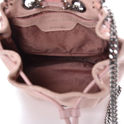 Stella McCartney Pearlescent Shaggy Deer Mini Rucksack Backpack Pink 7 of 14
