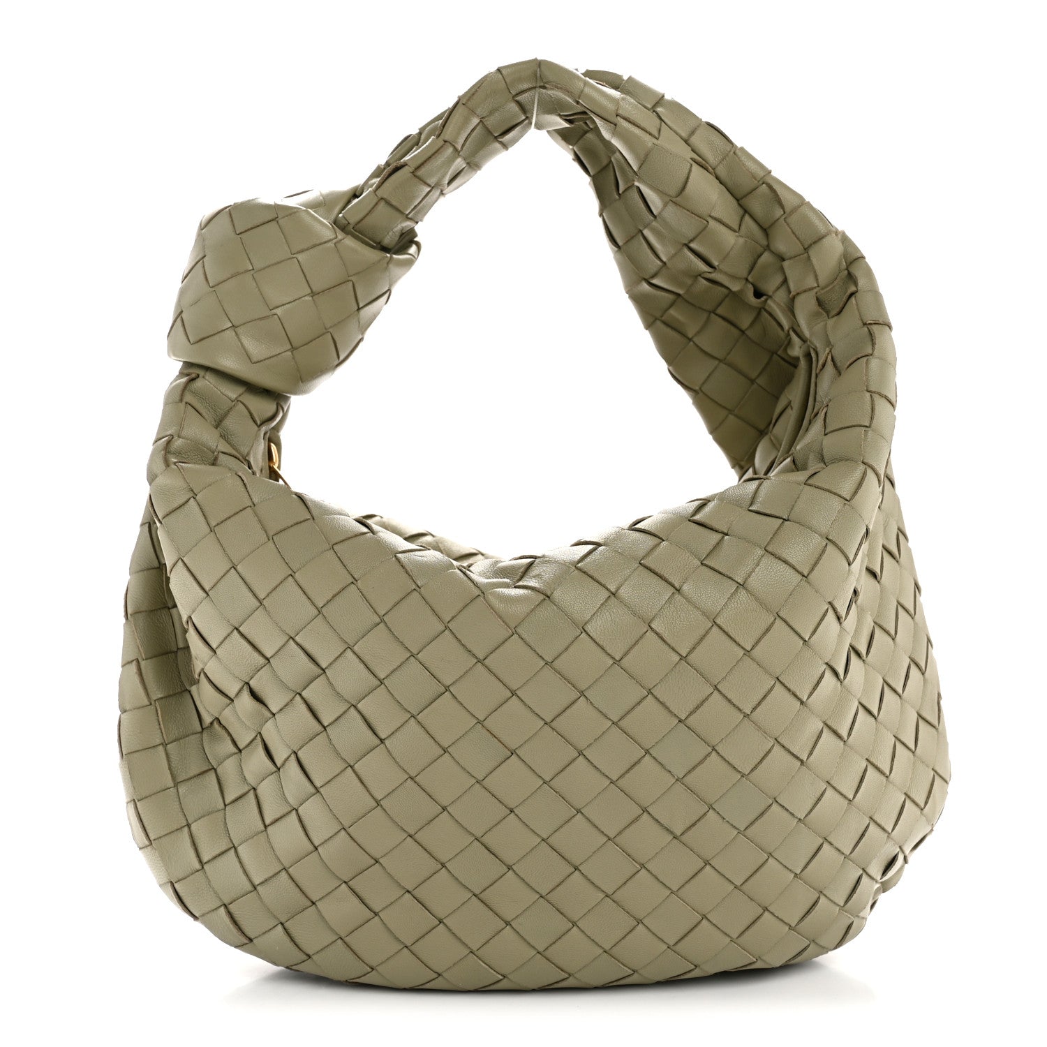 Bottega Veneta Nappa Intrecciato Teen Jodie Hobo Travertine 1 of 14