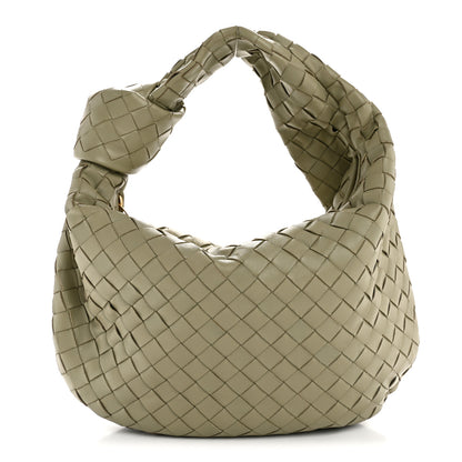 Bottega Veneta Nappa Intrecciato Teen Jodie Hobo Travertine 1 of 14