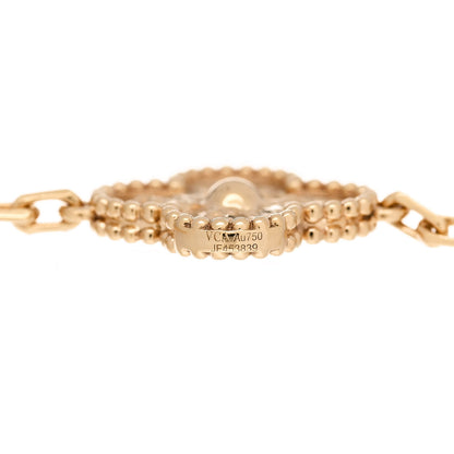 Van Cleef & Arpels 18K Yellow Gold 5 Motifs Vintage Alhambra Bracelet 3 of 4