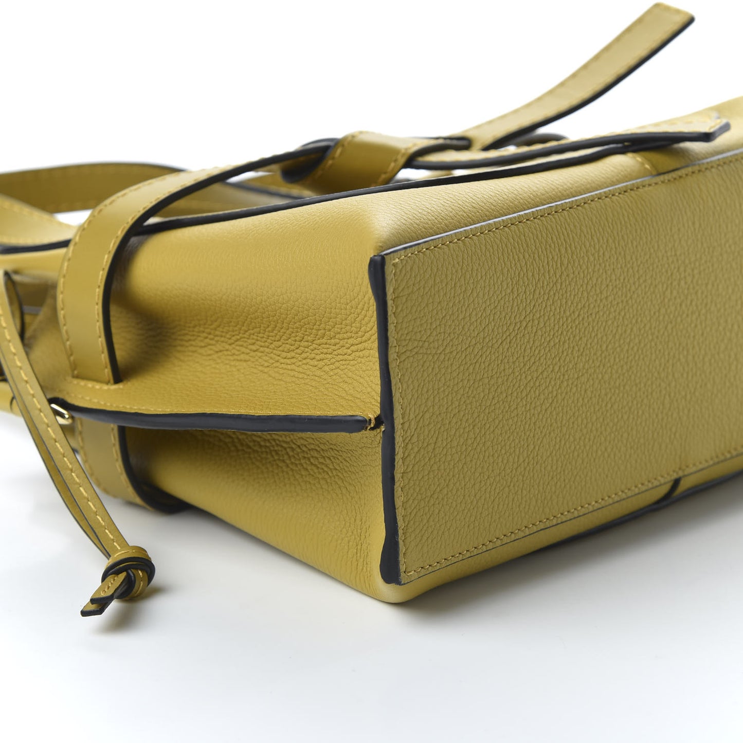 Calfskin Mini Gate Tote Ochre