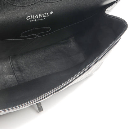 Chanel Lambskin Quilted Jumbo Double Flap So Black 6 of 7