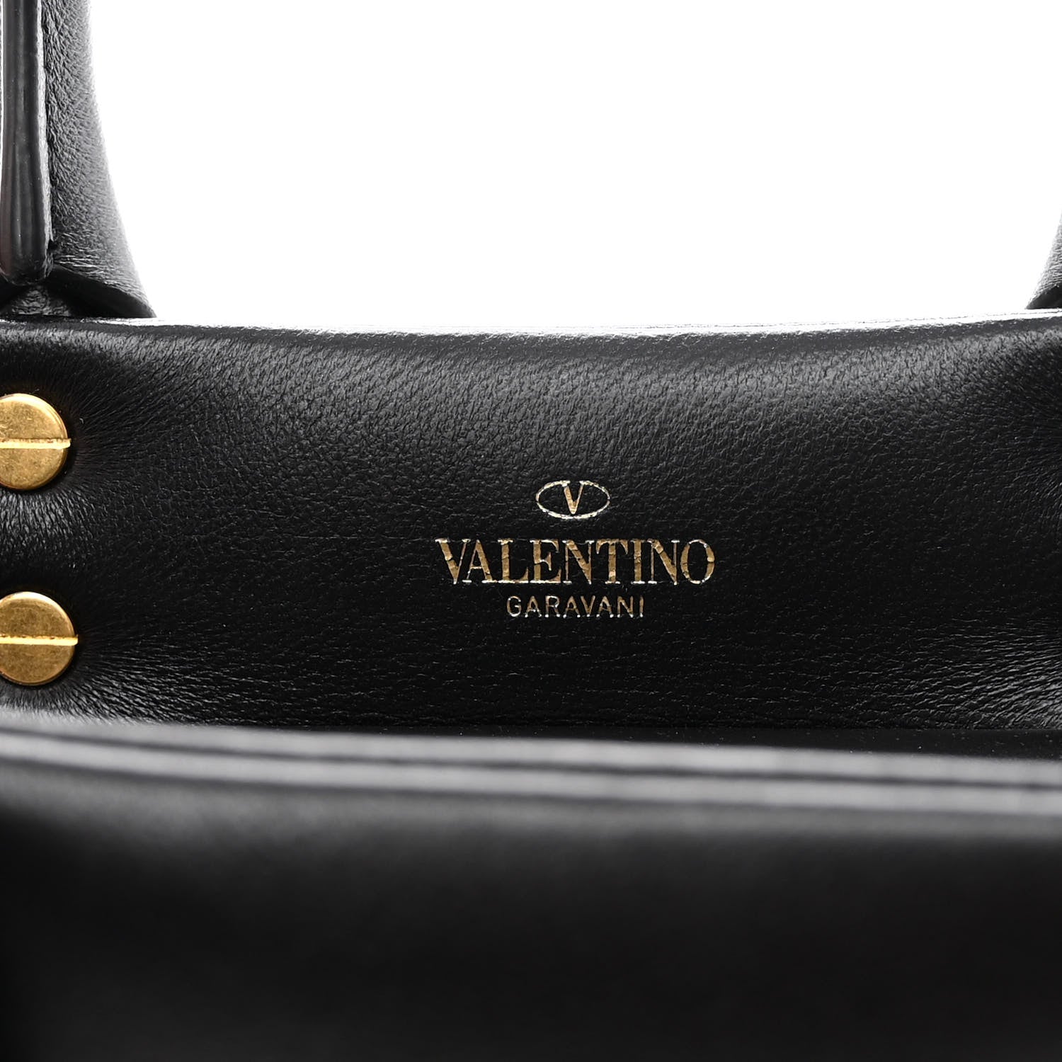 Valentino Garavani Nappa Small One Stud Handbag Black 6 of 9