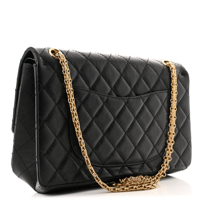 Chanel Aged Calfskin Quilted 2.55 Reissue 226 Flap Black 3 of 11