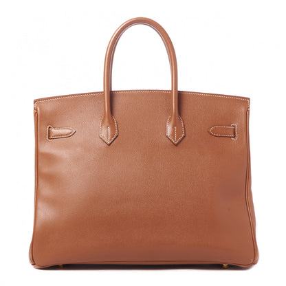 Hermes Courchevel Birkin 35 Gold 3 of 31