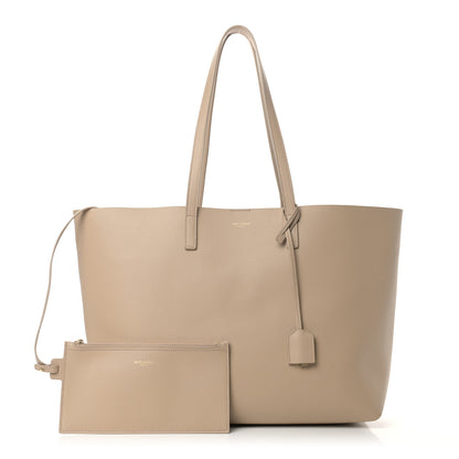 Saint Laurent Calfskin Large Shopping Tote Nude Powder 1 of 11