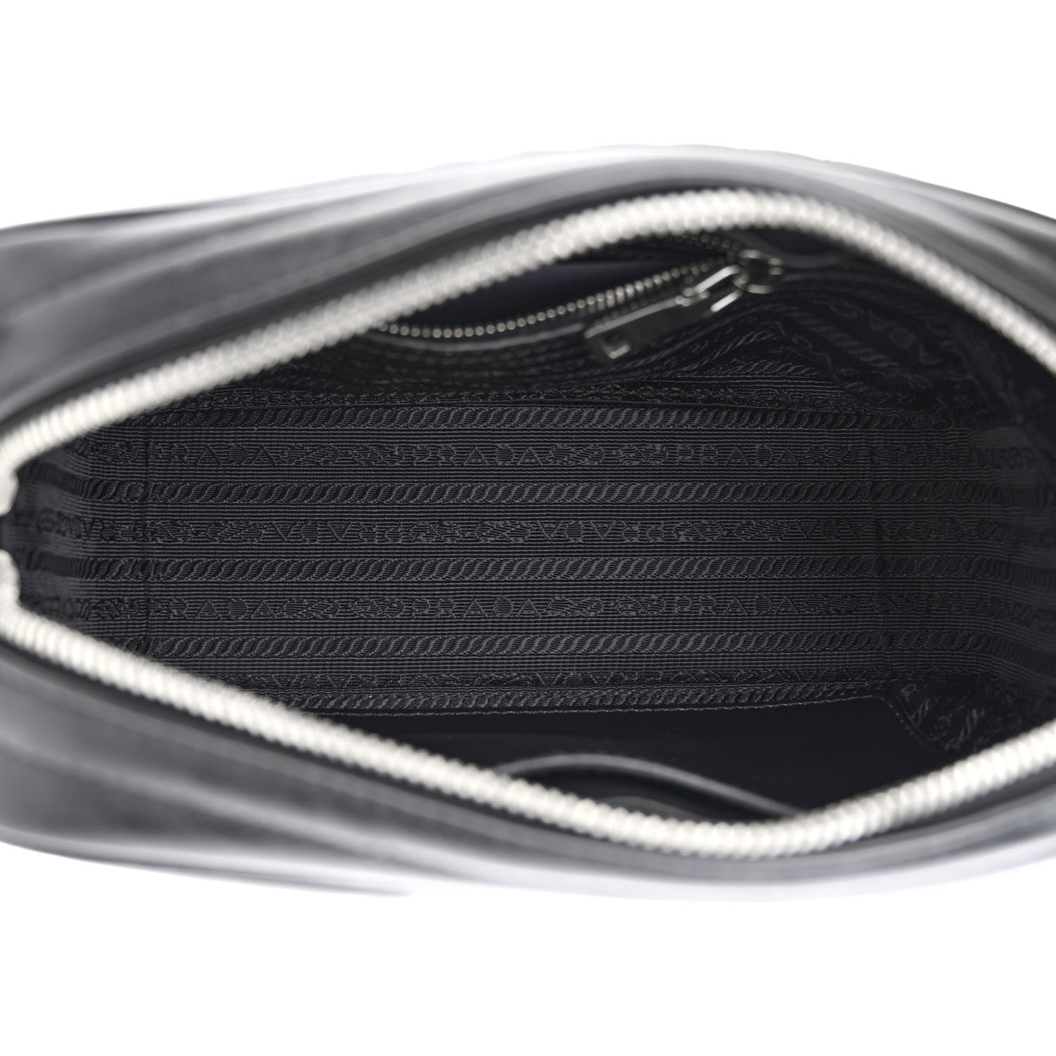 Prada Soft Calfskin Diagramme Camera Bag Black 5 of 10