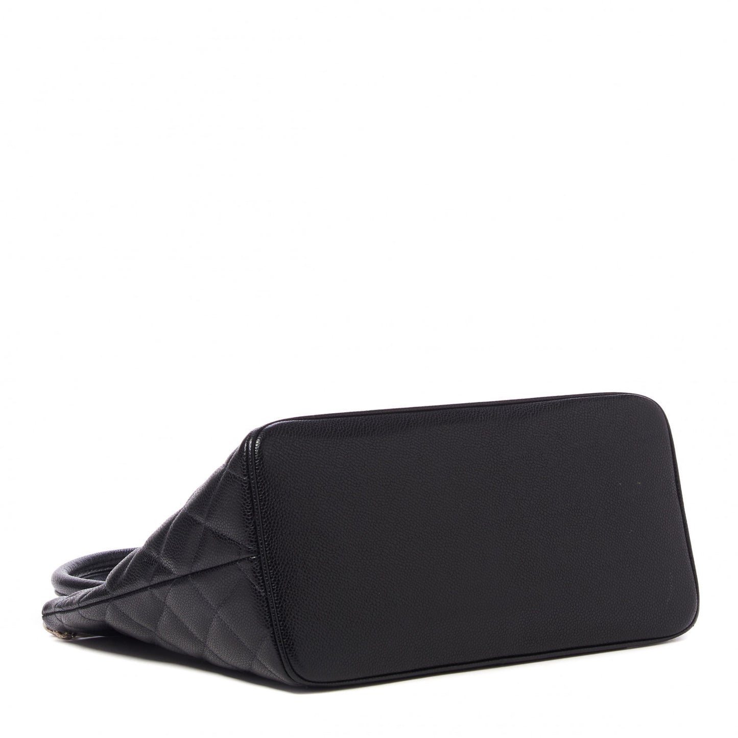 Caviar Quilted Medallion Tote Black