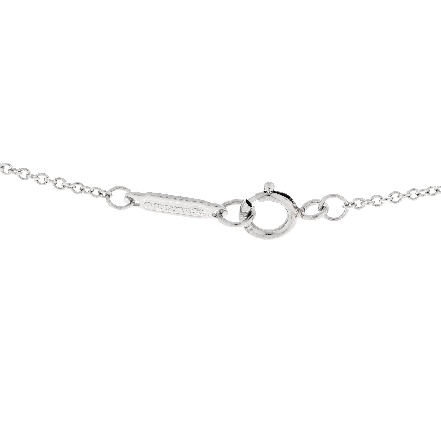 Tiffany Platinum Diamond .22ct Soleste Pendant 5 of 5