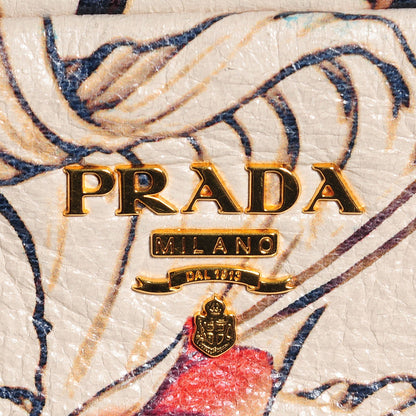 Prada X JAMES JEAN Cervo Lux Fairy Print Large Double Handle Boston Bag Prugna 9 of 9