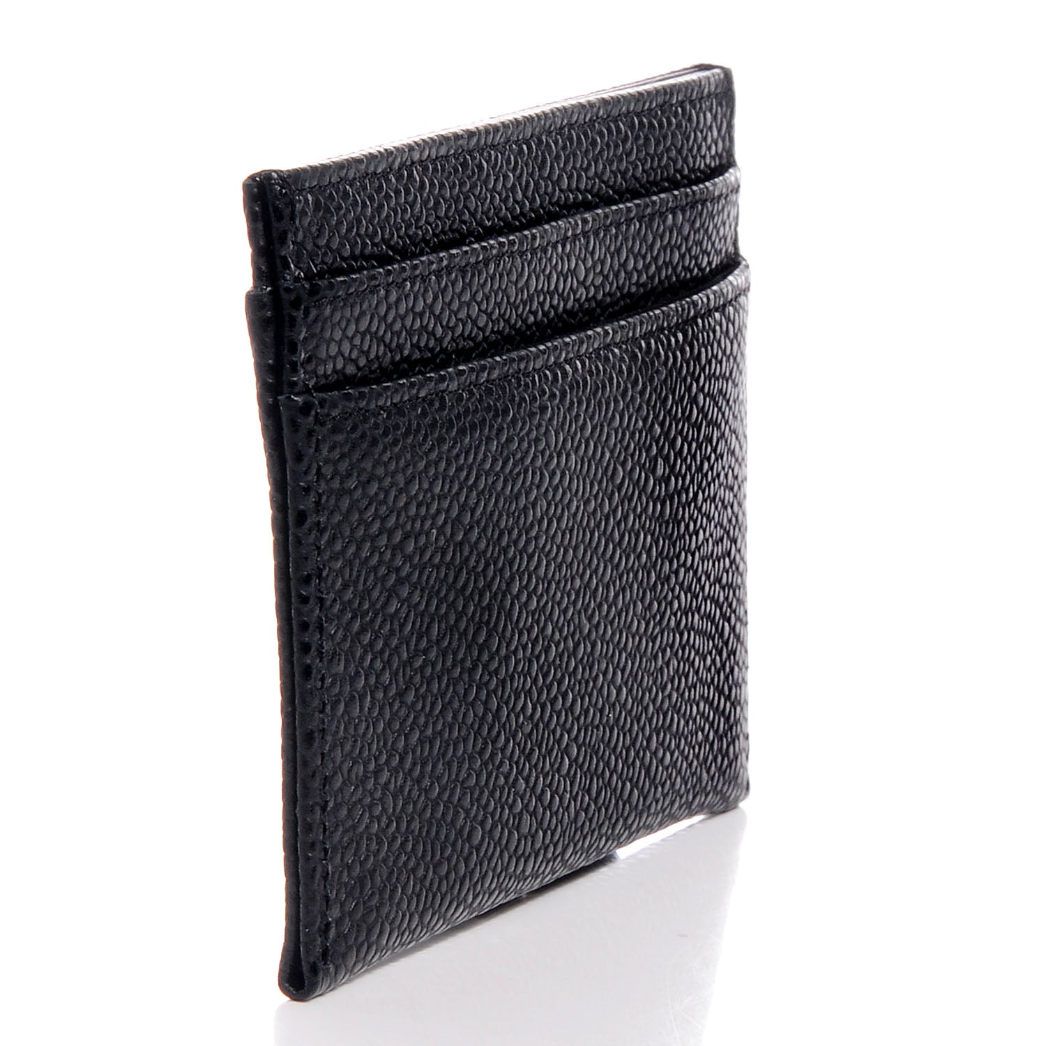 Chanel Caviar Timeless CC Card Holder Black 3 of 9