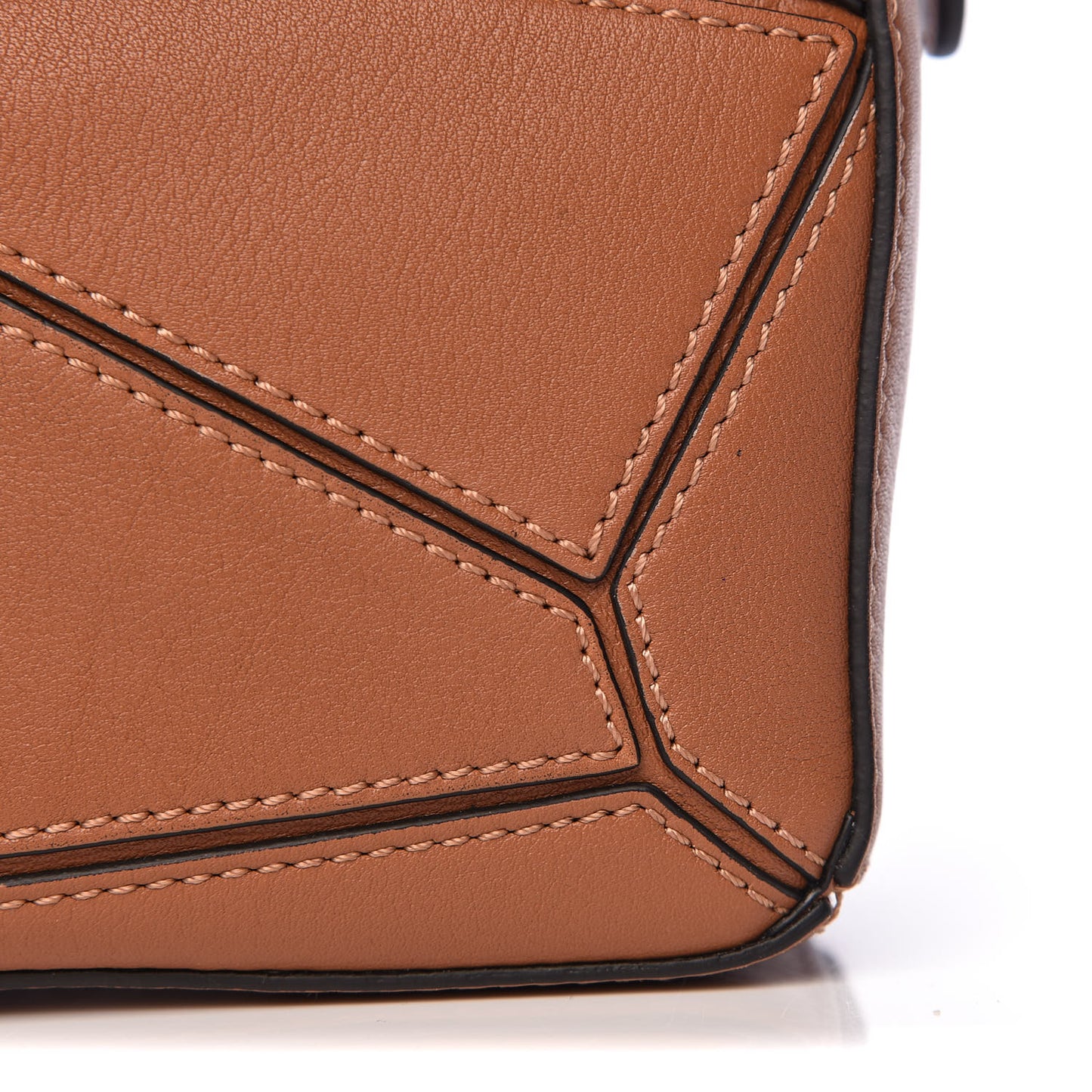 Calfskin Mini Puzzle Bag Tan