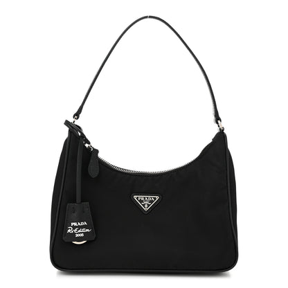 Prada Tessuto Nylon Saffiano Mini Re-Edition 2005 Bag Black 1 of 11