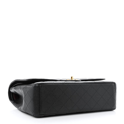 Chanel Caviar Quilted Maxi Double Flap Black 3 of 12