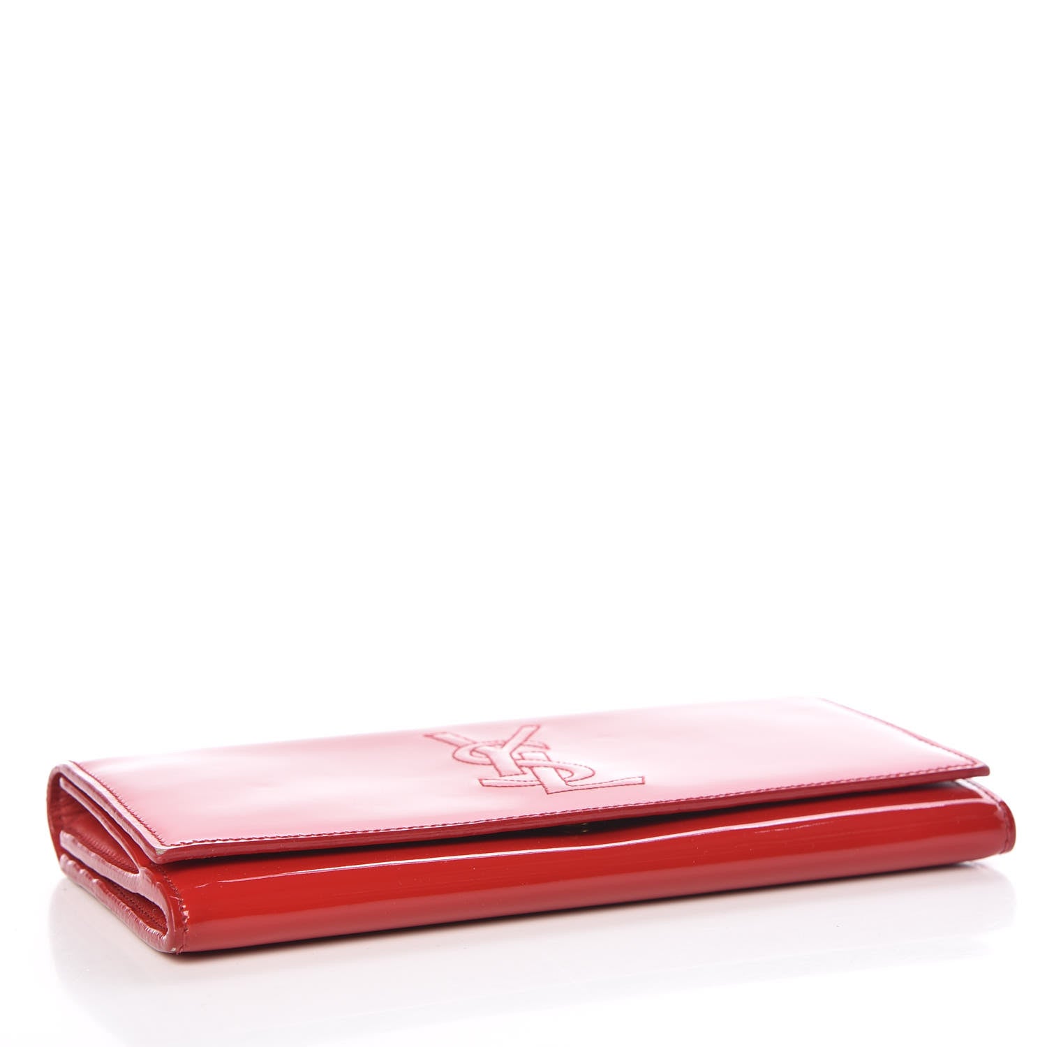 Saint Laurent Patent Belle De Jour Flap Wallet Red 5 of 13