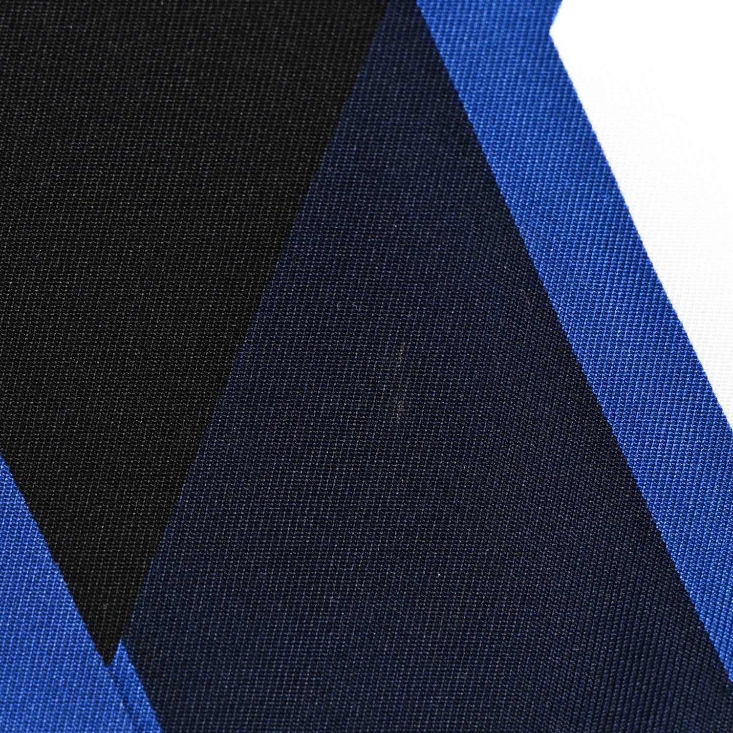 Louis Vuitton Silk LV Monogram Square Scarf Navy 5 of 5