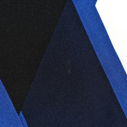 Louis Vuitton Silk LV Monogram Square Scarf Navy 5 of 5