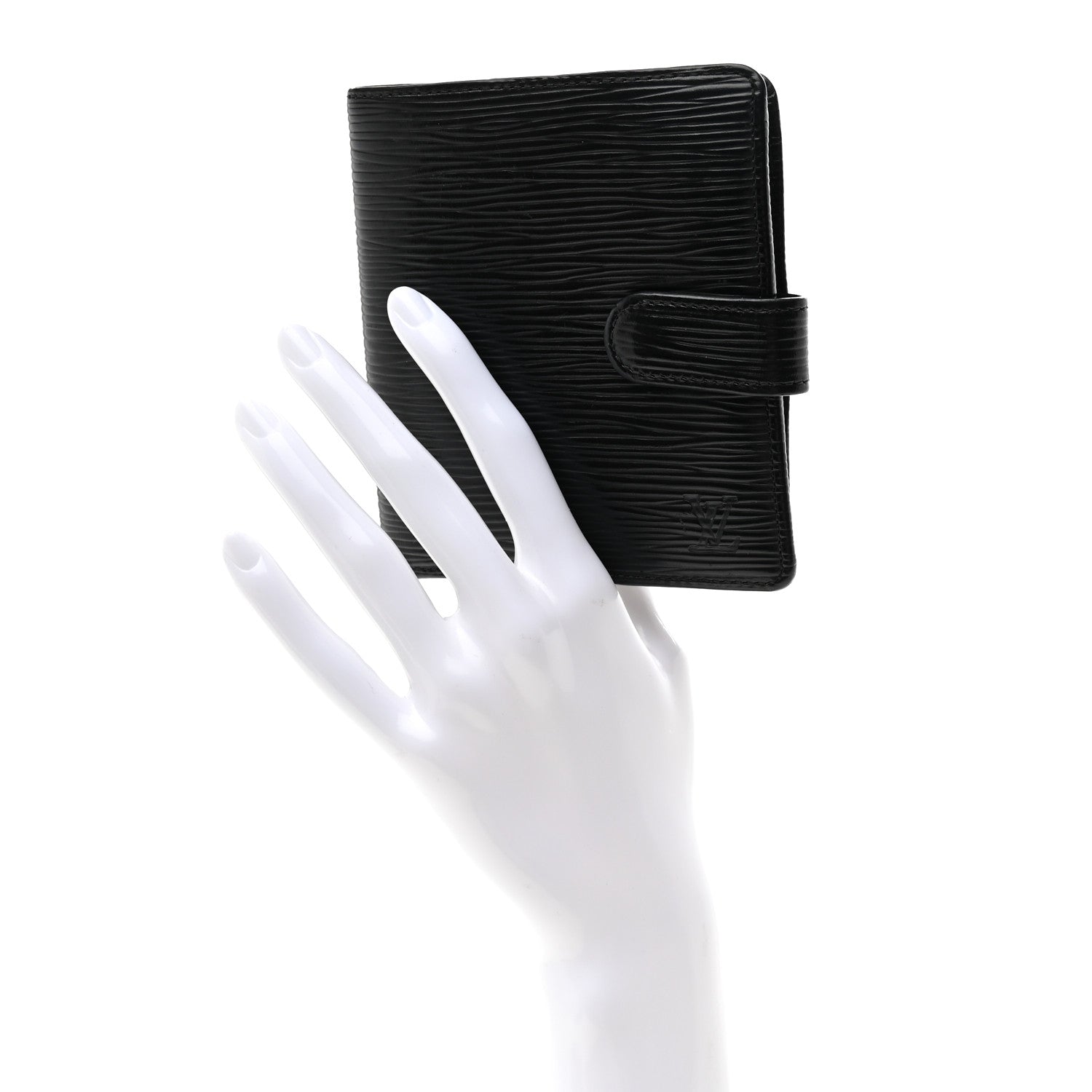 Louis Vuitton Epi Porte-Billets Compact Wallet Black 2 of 6
