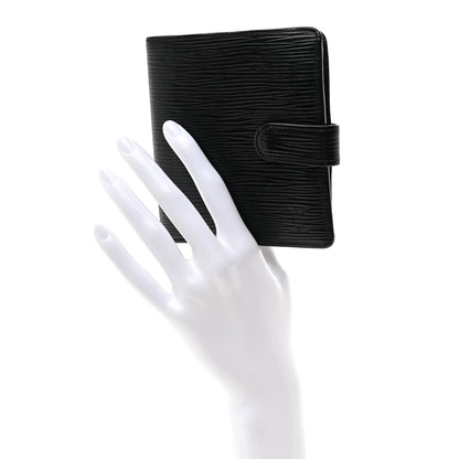 Louis Vuitton Epi Porte-Billets Compact Wallet Black 2 of 6