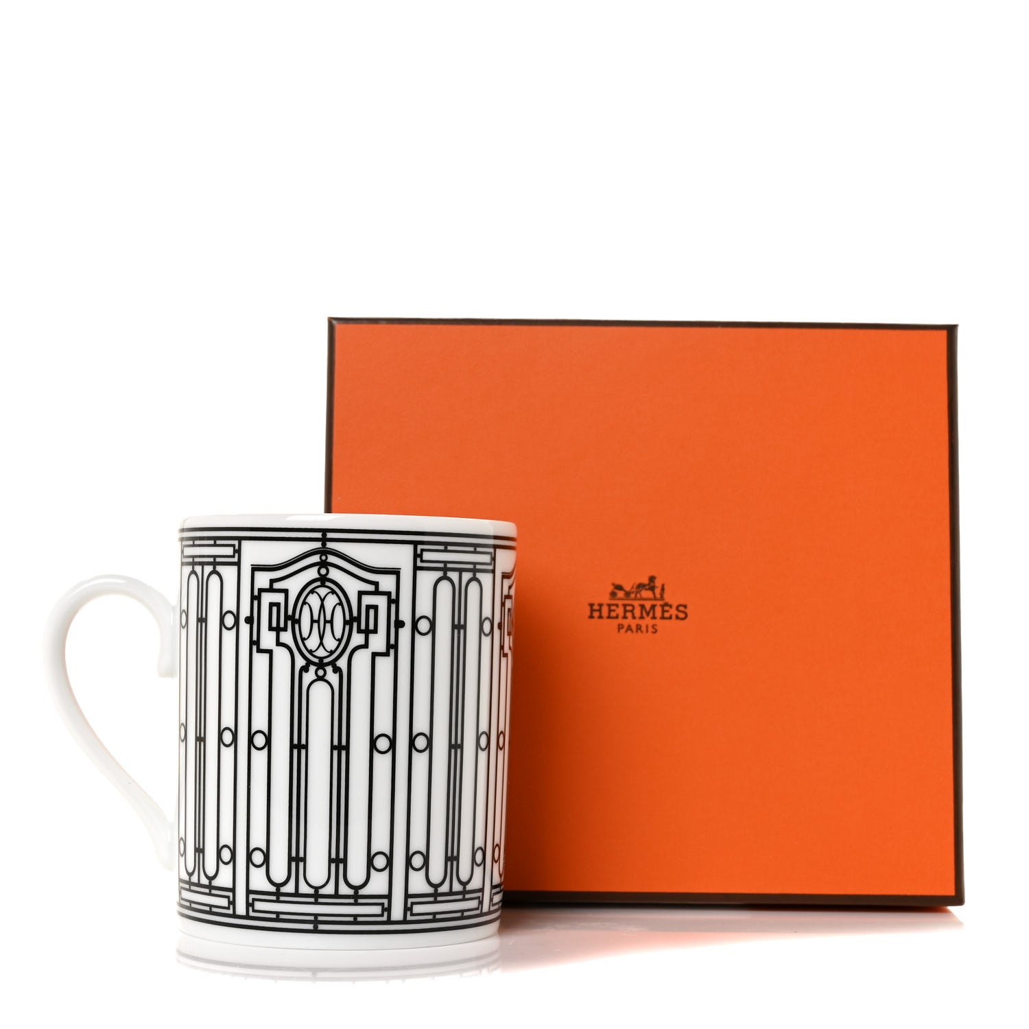 Hermes Porcelain H Deco Mug 5 of 5