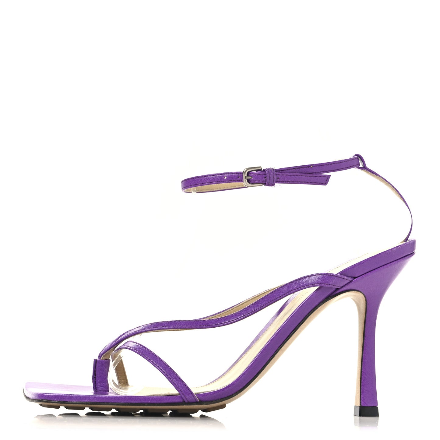 Lambskin Studded Stretch Multi Strap 90mm Sandals 39 Clematis 39 Clematis