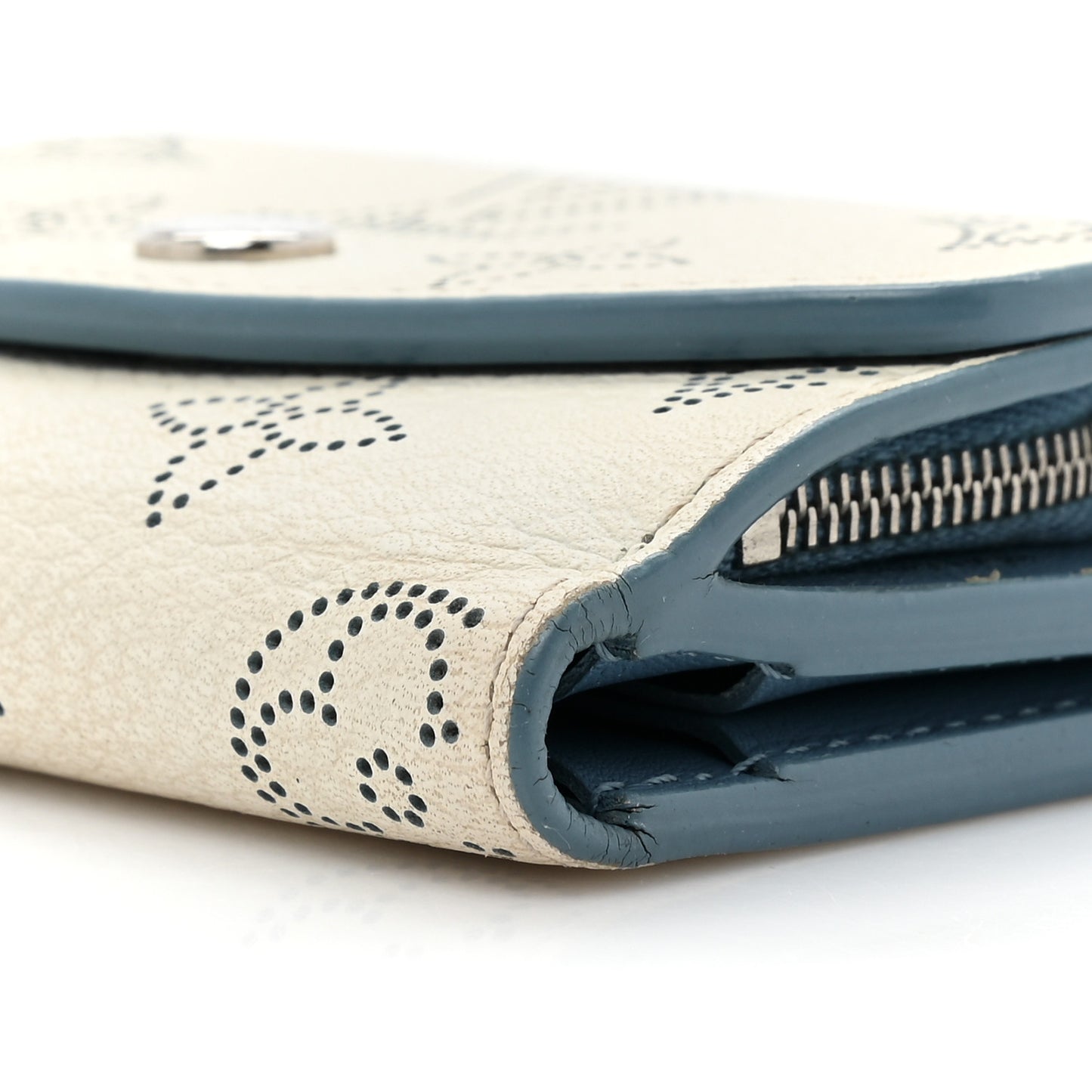 Mahina Iris Compact Wallet NM Bleu