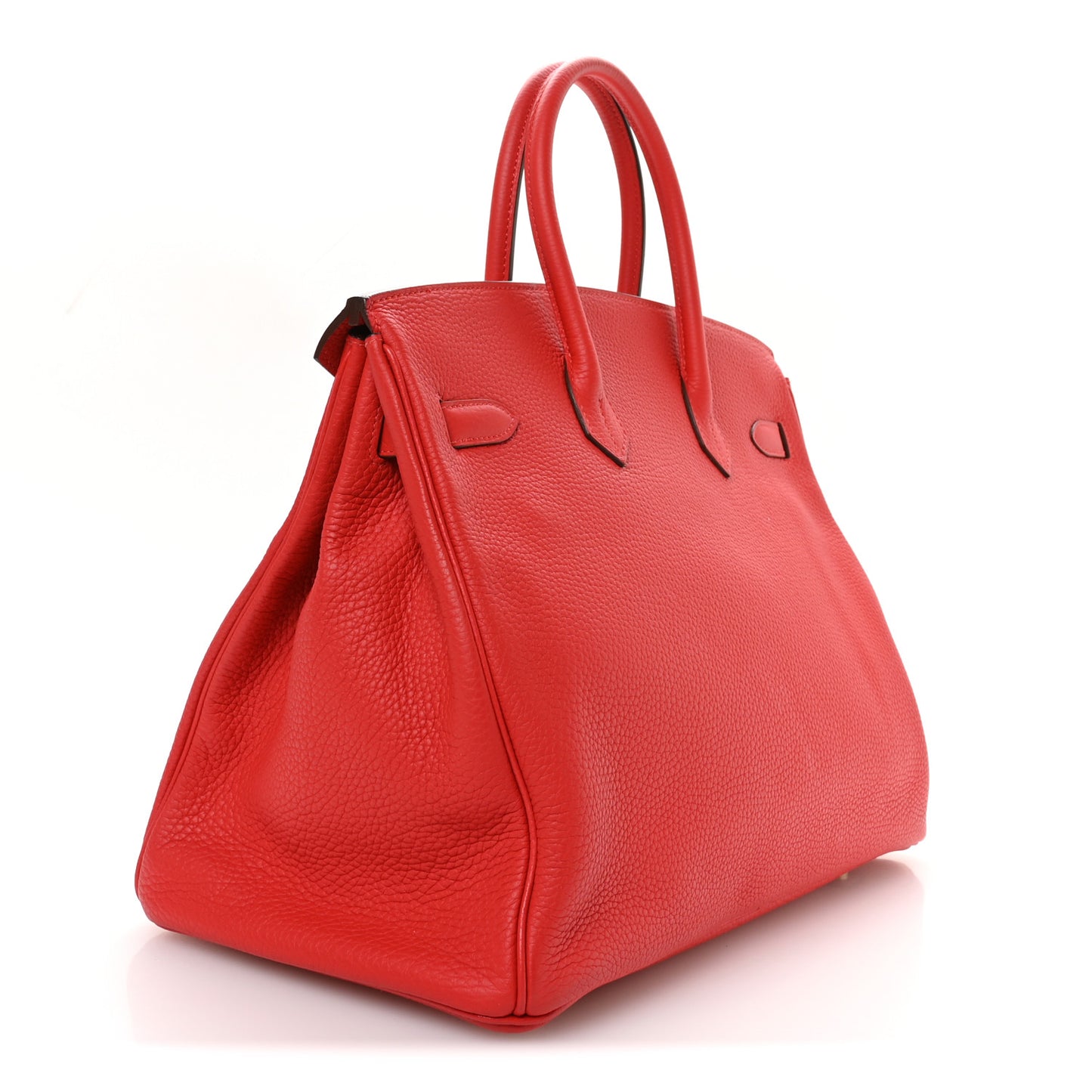 Taurillon Clemence BIRKIN 35 Rouge Tomate