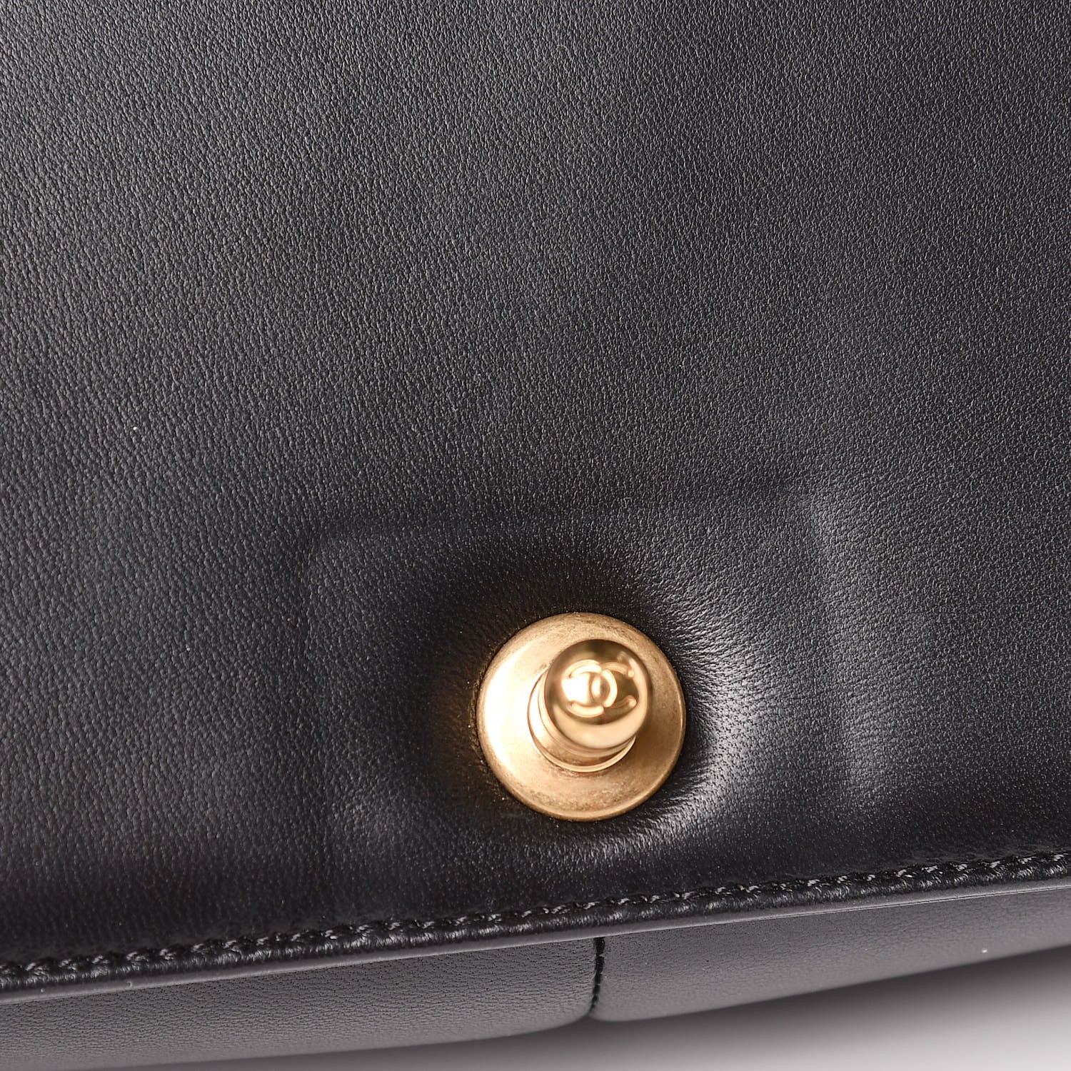Chanel Lambskin Quilted Medium Boy Flap Black 13 of 14