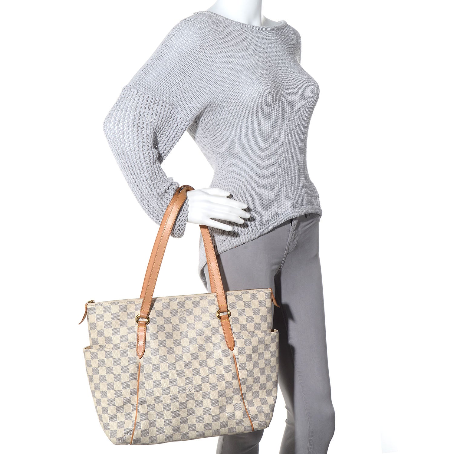 Louis Vuitton Damier Azur Totally MM 2 of 7