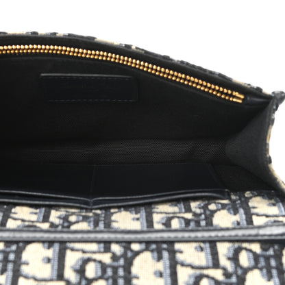 Christian Dior Oblique 30 Montaigne 2-In-1 Pouch Blue 5 of 10
