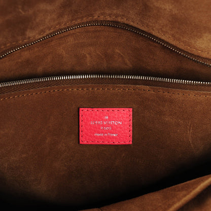Louis Vuitton Cuir Taurillon Soft Lockit PM Rose Litchi 6 of 7
