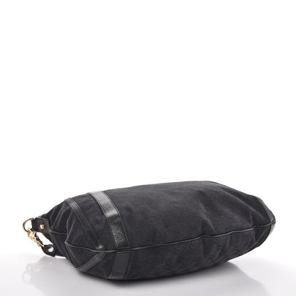 Gucci Monogram Medium Abbey Convertible Tote Black 5 of 9