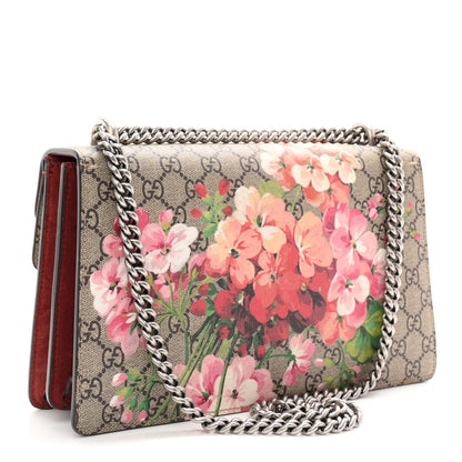 Gucci GG Supreme Monogram Blooms Small Dionysus Shoulder Bag Beige Multicolor Dry Rose 3 of 11