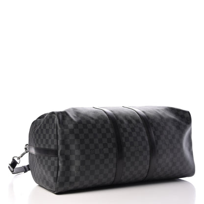 Louis Vuitton Damier Graphite Keepall Bandouliere 55 4 of 10
