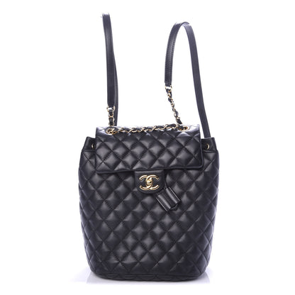 Chanel Lambskin Quilted Small Urban Spirit Backpack Black 1 of 10
