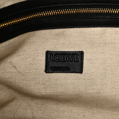 Loewe Calfskin Flamenco Knot XL Shoulder Bag Black 6 of 14