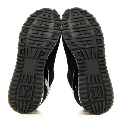 Louis Vuitton Suede Monogram Run Away Sneakers 36 Black 5 of 9