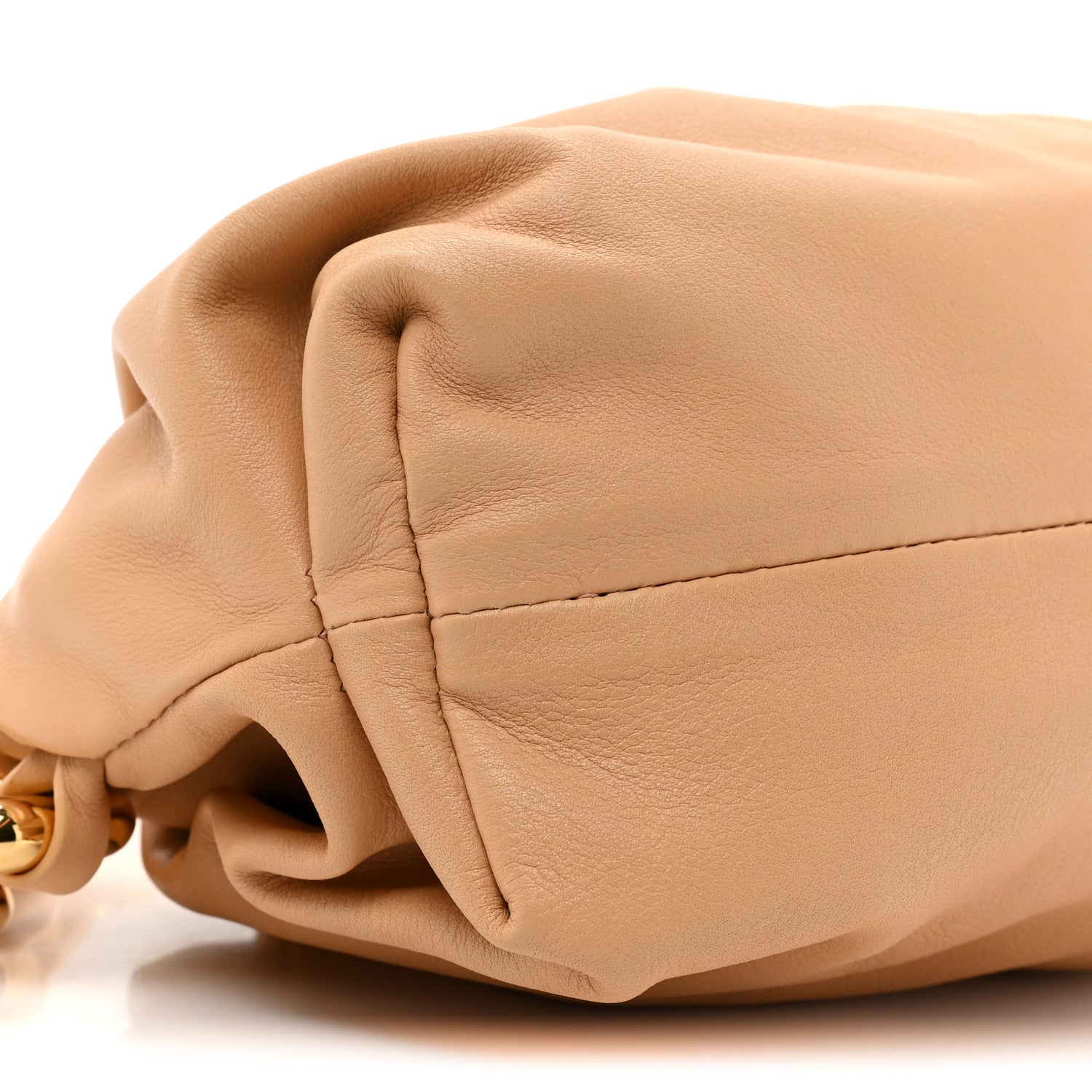 Bottega Veneta Calfskin Teen Chain Pouch Almond 8 of 9