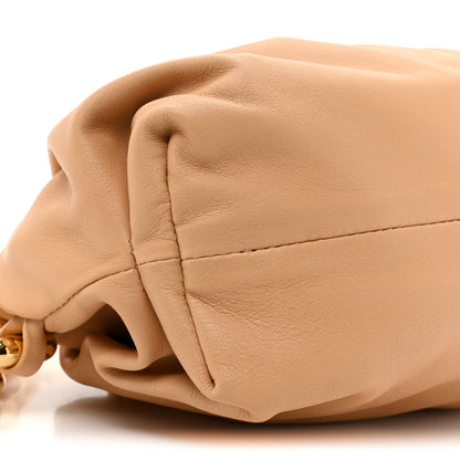 Bottega Veneta Calfskin Teen Chain Pouch Almond 8 of 9