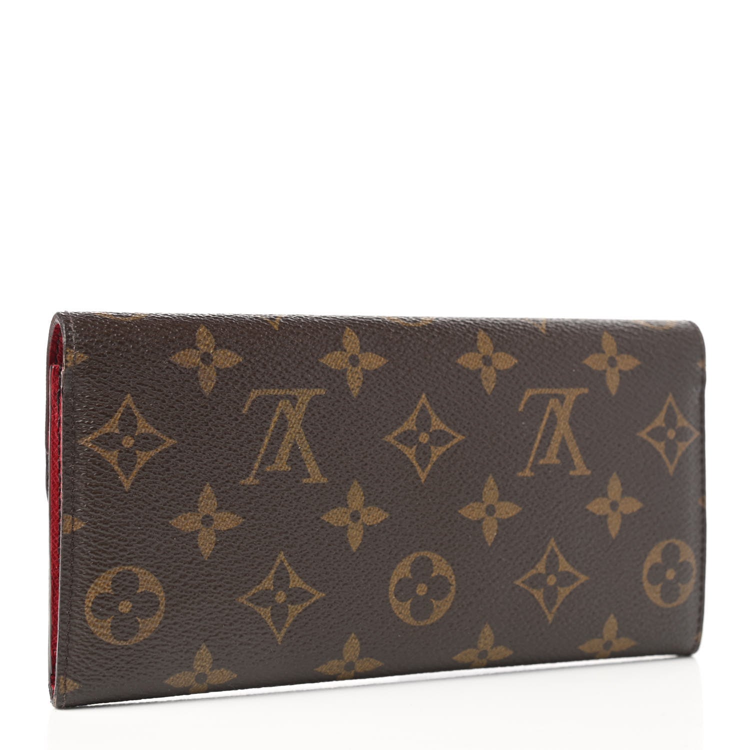 Louis Vuitton Monogram Emilie Wallet Rouge 3 of 12