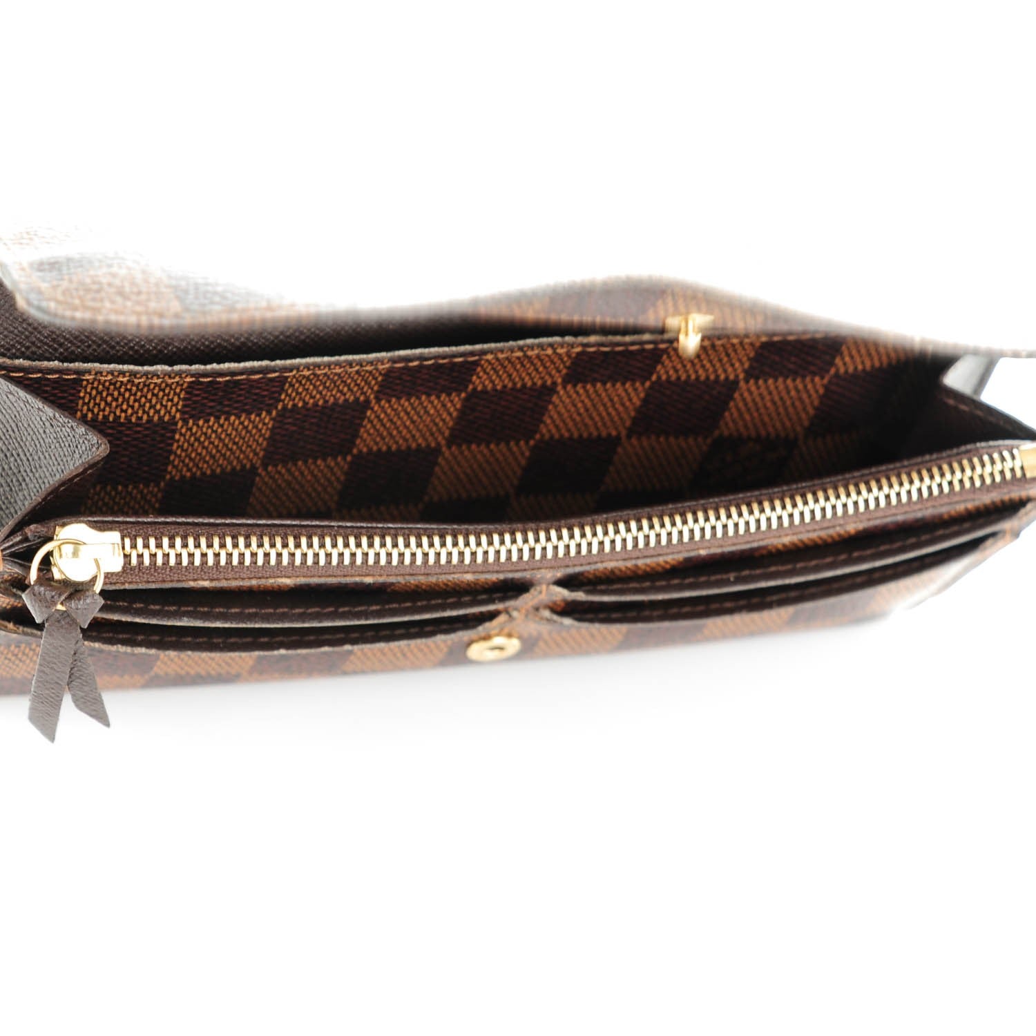 Louis Vuitton Damier Ebene Emilie Wallet 8 of 8