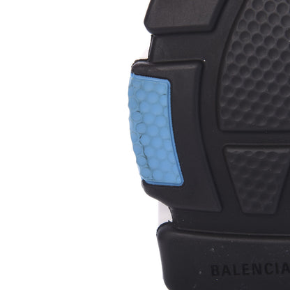 Balenciaga Neoprene Knit Allover Logo Mens Speed Sneakers 44 Bleu White 9 of 9