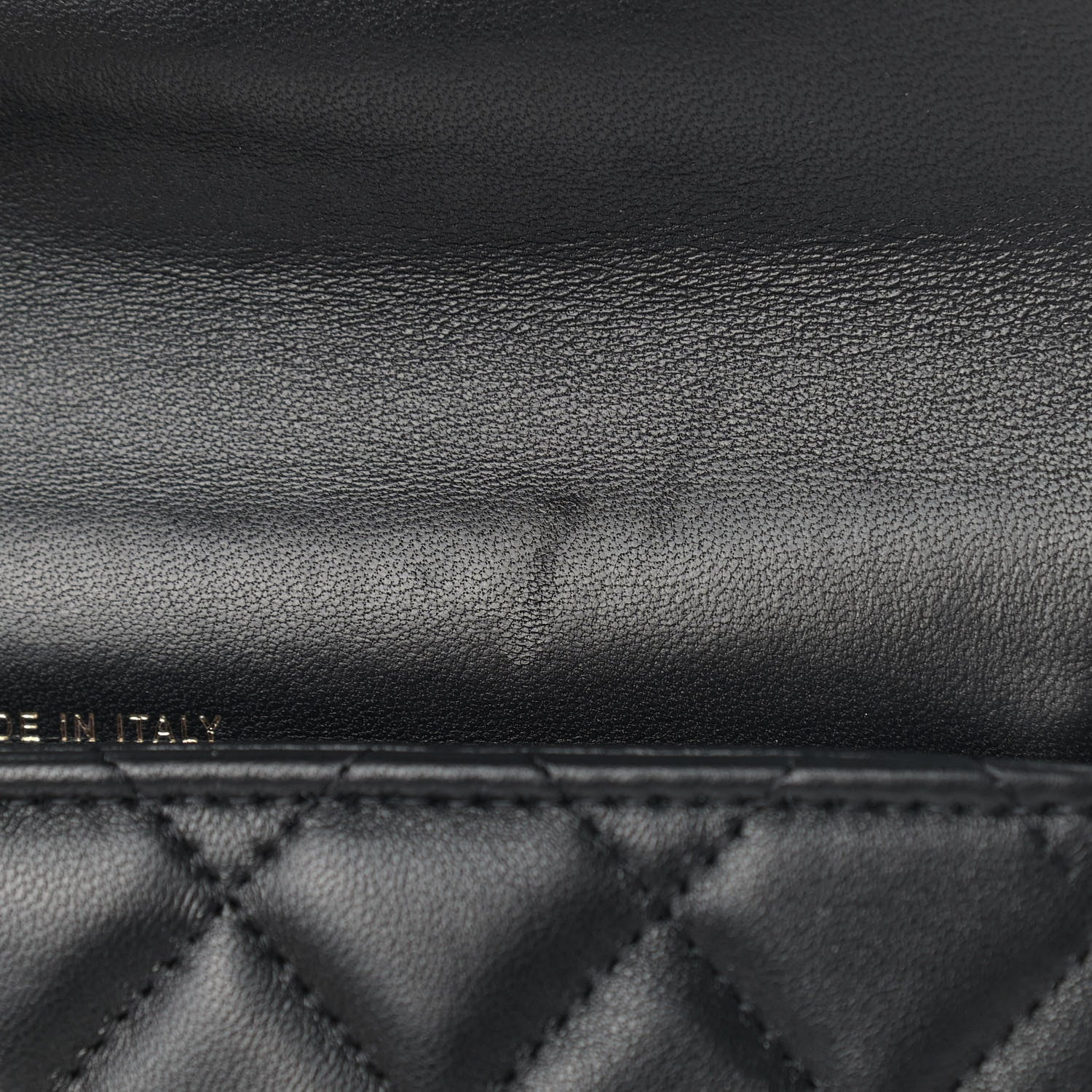 Chanel Lambskin Quilted Charm Flap Phone Holder With Chain Black 12 of 12
