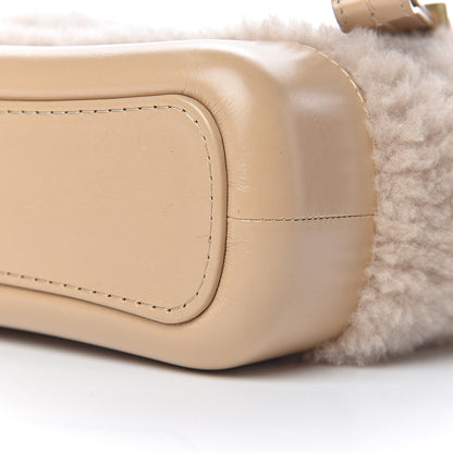 Chanel Shearling Small Gabrielle Hobo Dark Beige 9 of 10