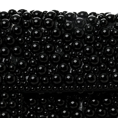 Chanel Pearl Beaded East West Flap Black So Black 13 of 14