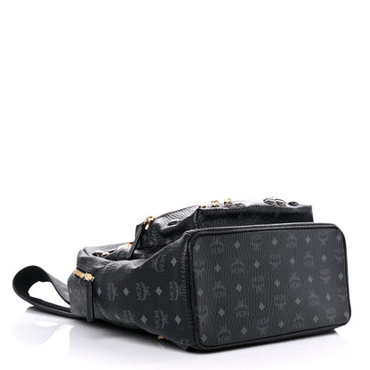 MCM Visetos Studded Medium Stark M Backpack Black 4 of 21